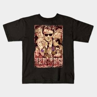 Graphic Art Neo Noir Crime Film Kids T-Shirt